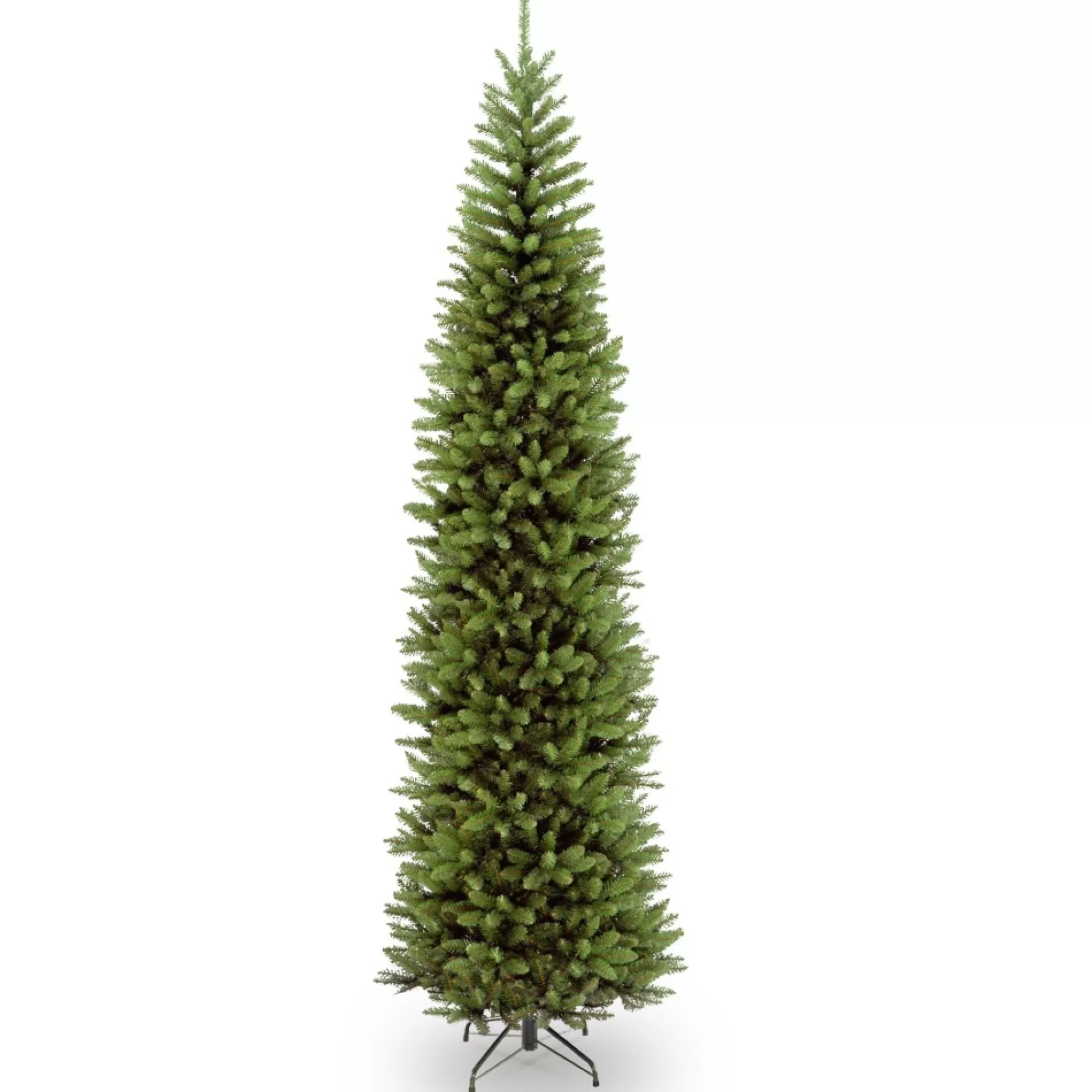 New 10' Pencil Kingswood Fir Artificial Christmas Tree, Unlit Unlit