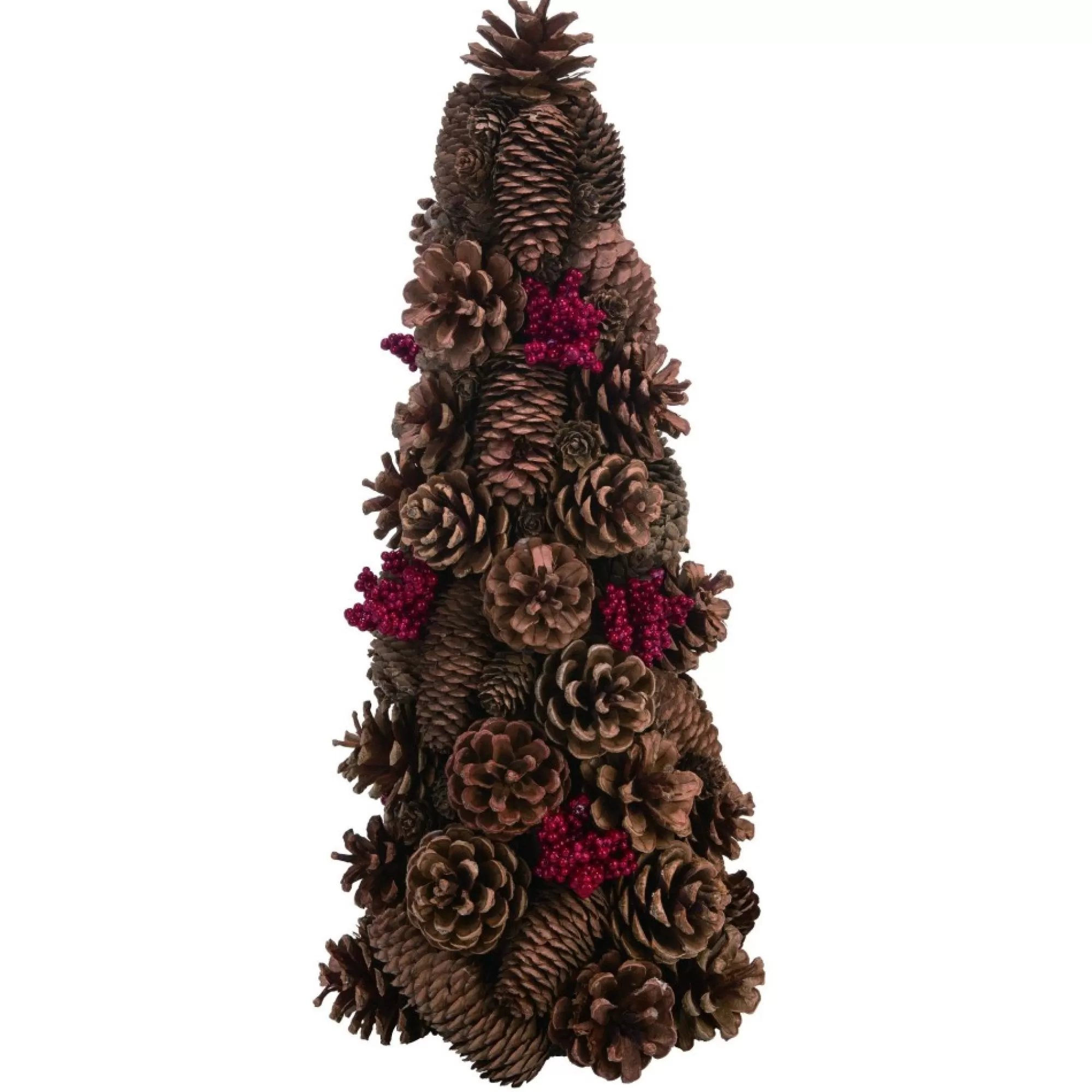 Flash Sale 1.25' Pinecone Brown Christmas Berry Bunch Tree - Unlit Unlit