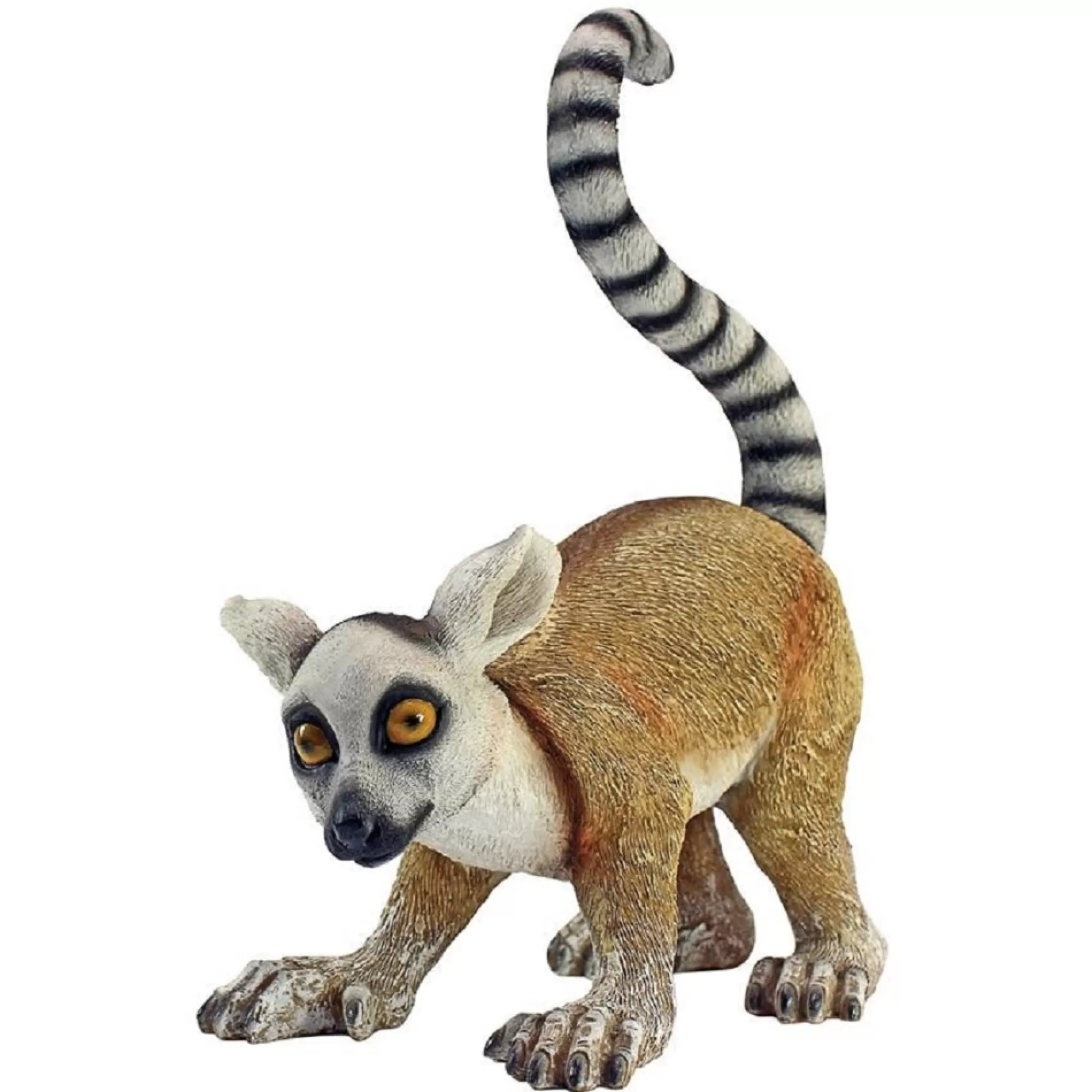 Cheap 13.5" Lemur Leaping Striped Tail Outdoor Garden Statue Finials