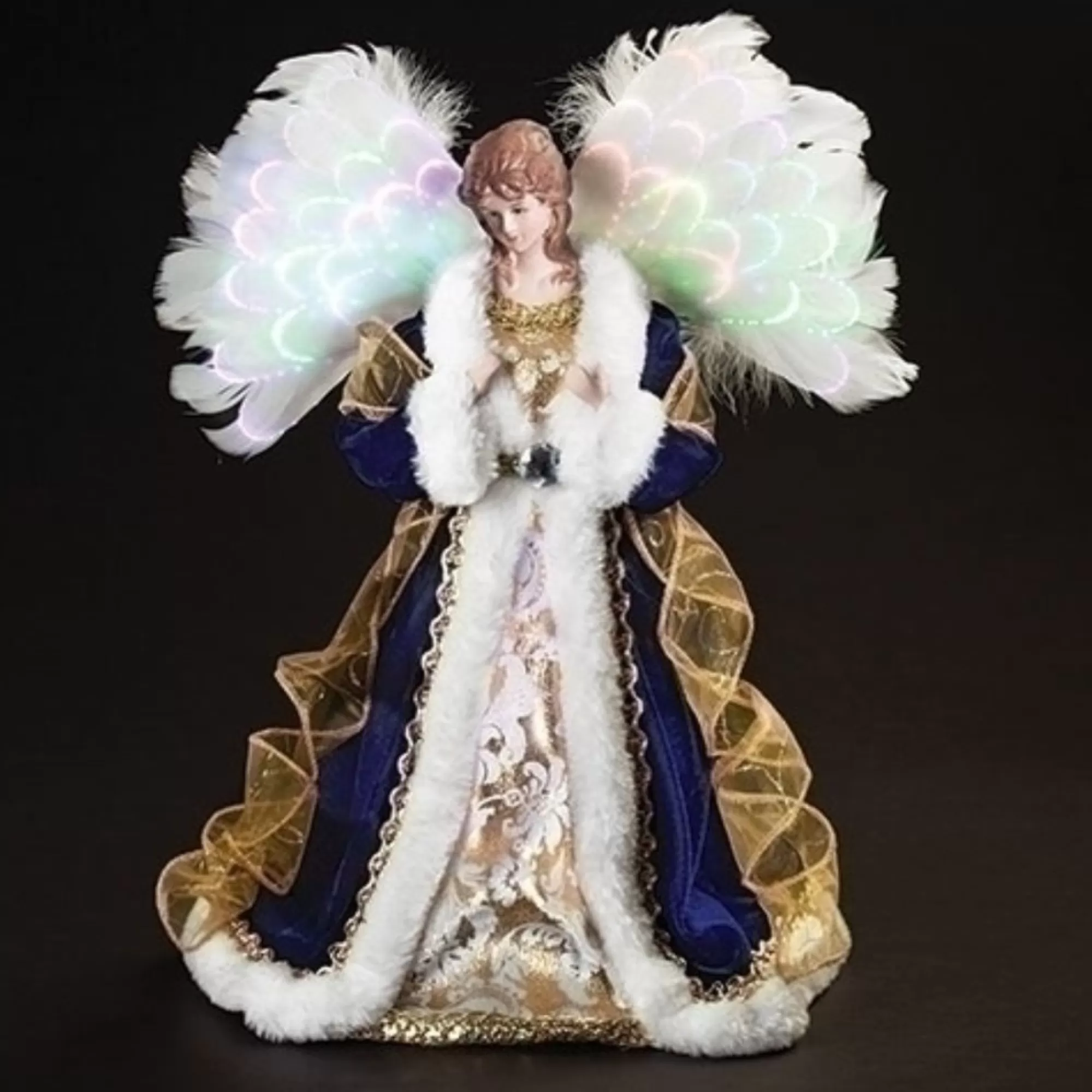 Hot 20.5" Led Lighted Angel Christmas Tree Topper Figurine Angels