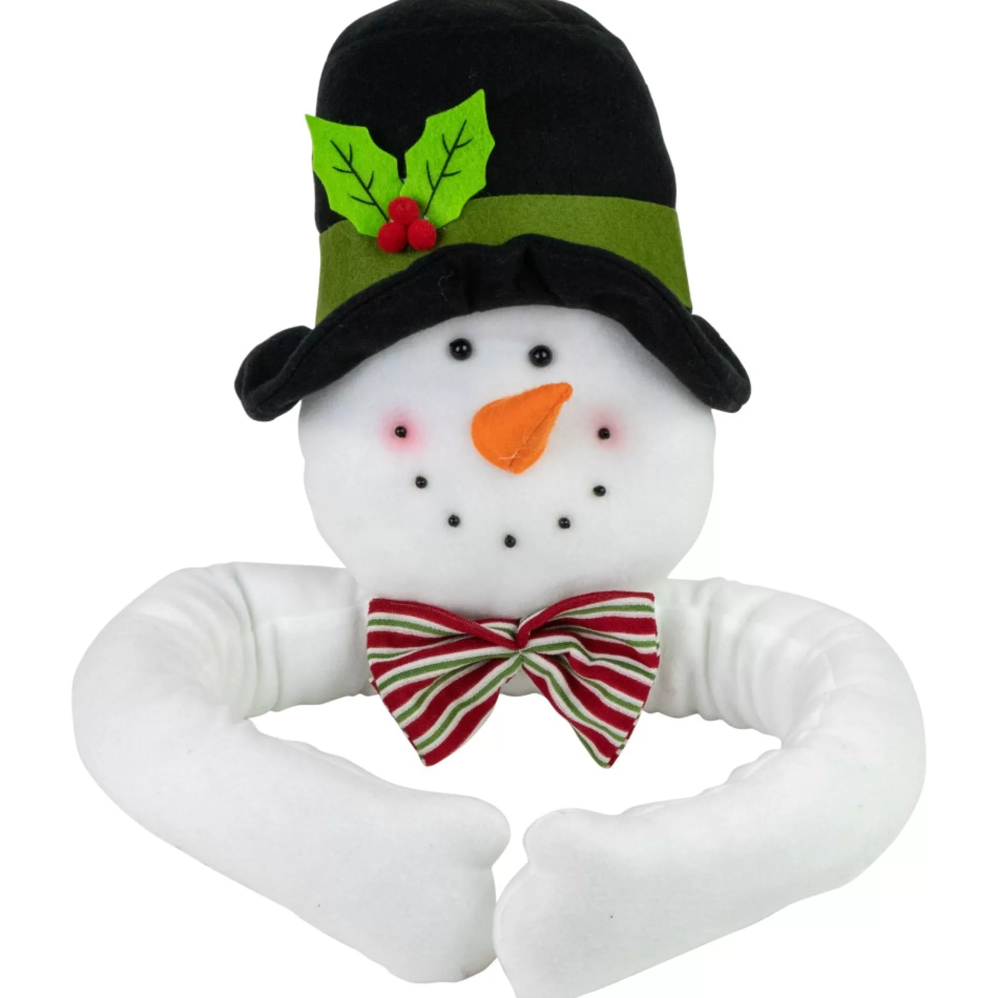 Discount 25" Plush Snowman Christmas Tree Topper, Unlit Stars