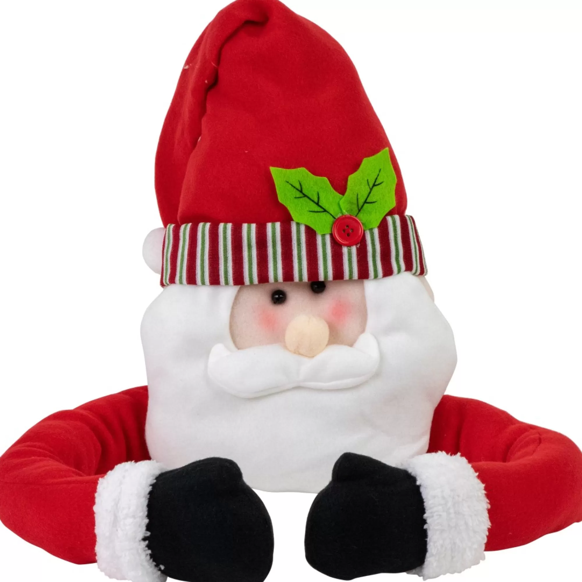 Cheap 27" Plush Santa Claus Christmas Tree Topper, Unlit Santa Claus