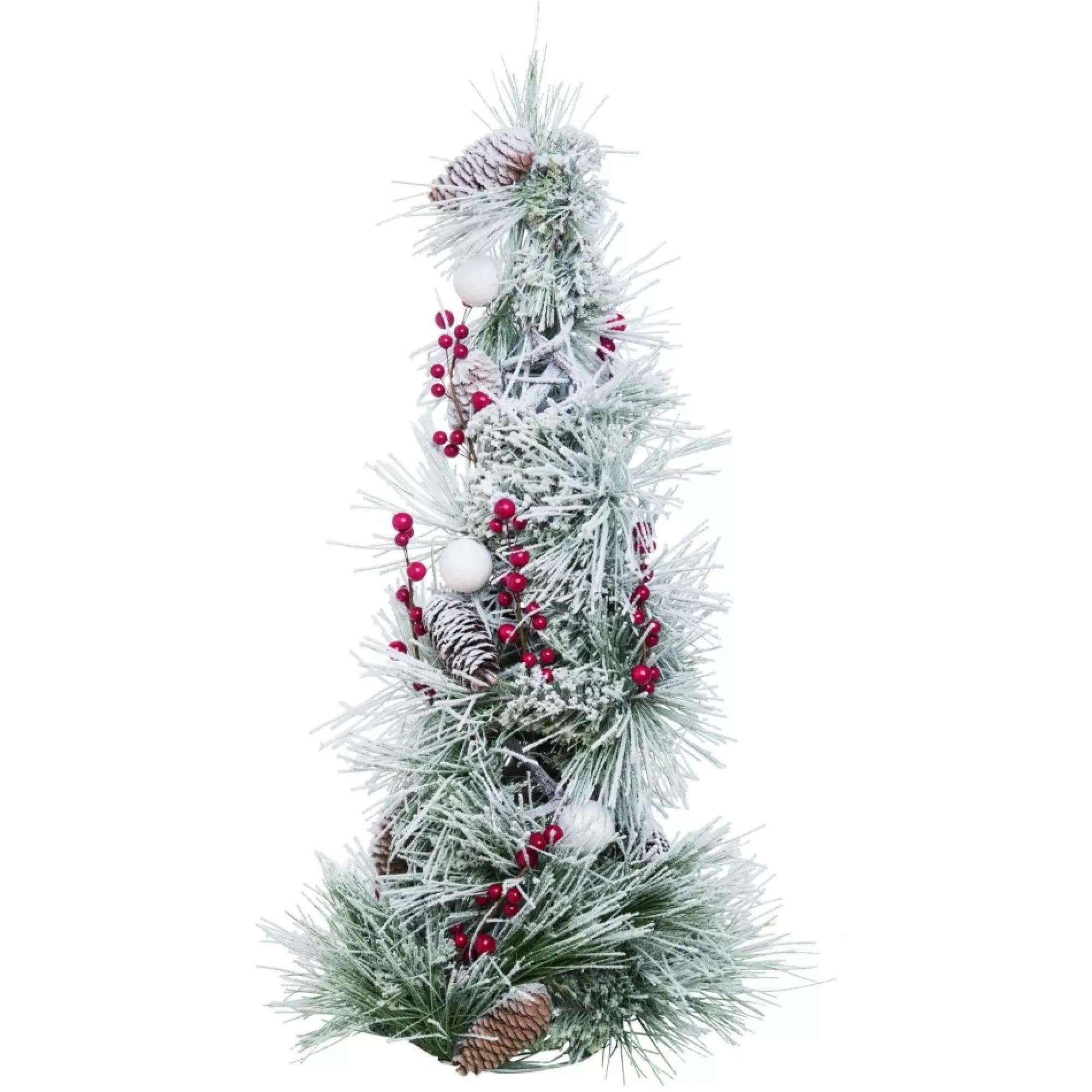 Shop 2' Frosted Berry And Pinecone Christmas Tree - Unlit Unlit