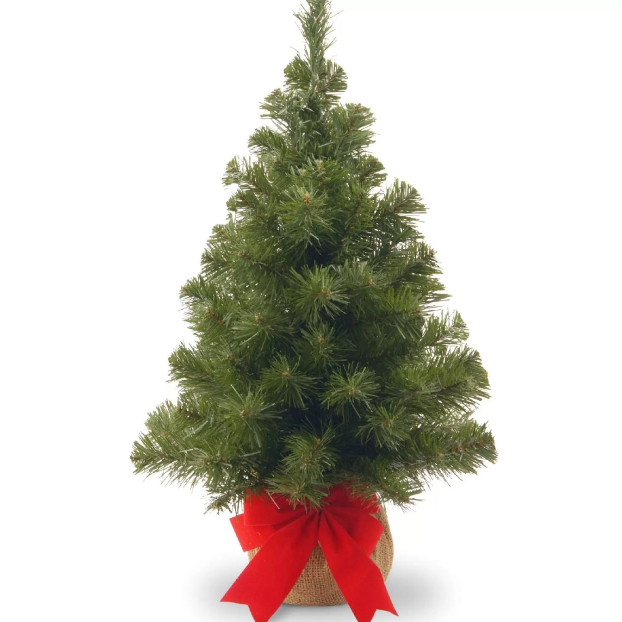 Sale 2' Potted Noble Spruce Medium Artificial Christmas Tree, Unlit Unlit