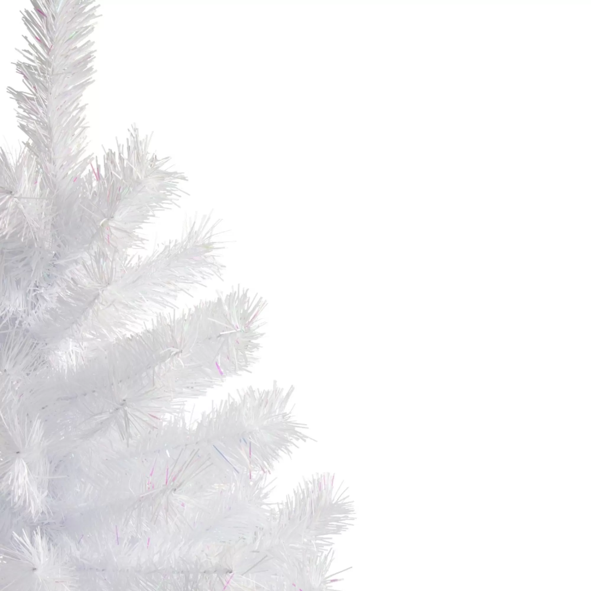 Flash Sale 3' Icy White Iridescent Spruce Artificial Christmas Tree - Unlit Unlit