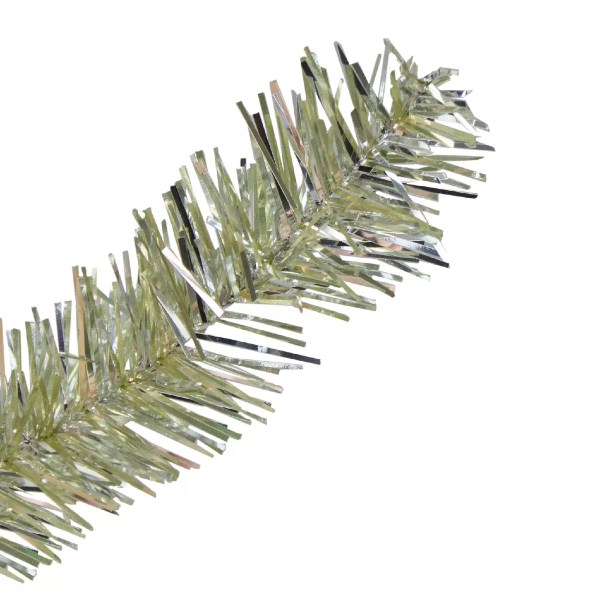 Hot 3' Metallic Platinum Artificial Tinsel Christmas Tree - Unlit Unlit