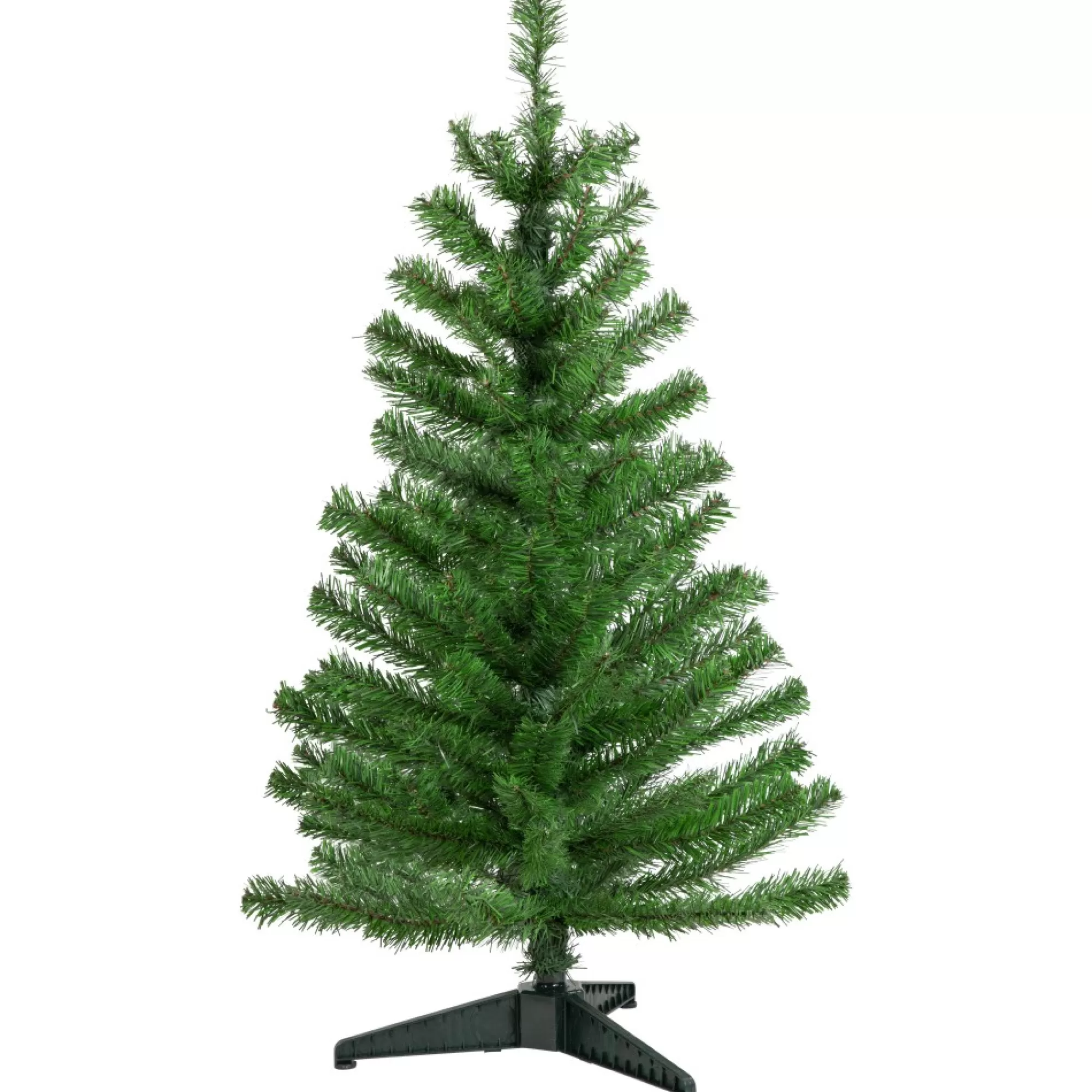 Shop 3' Two-Tone Balsam Fir Medium Artificial Christmas Tree - Unlit Unlit