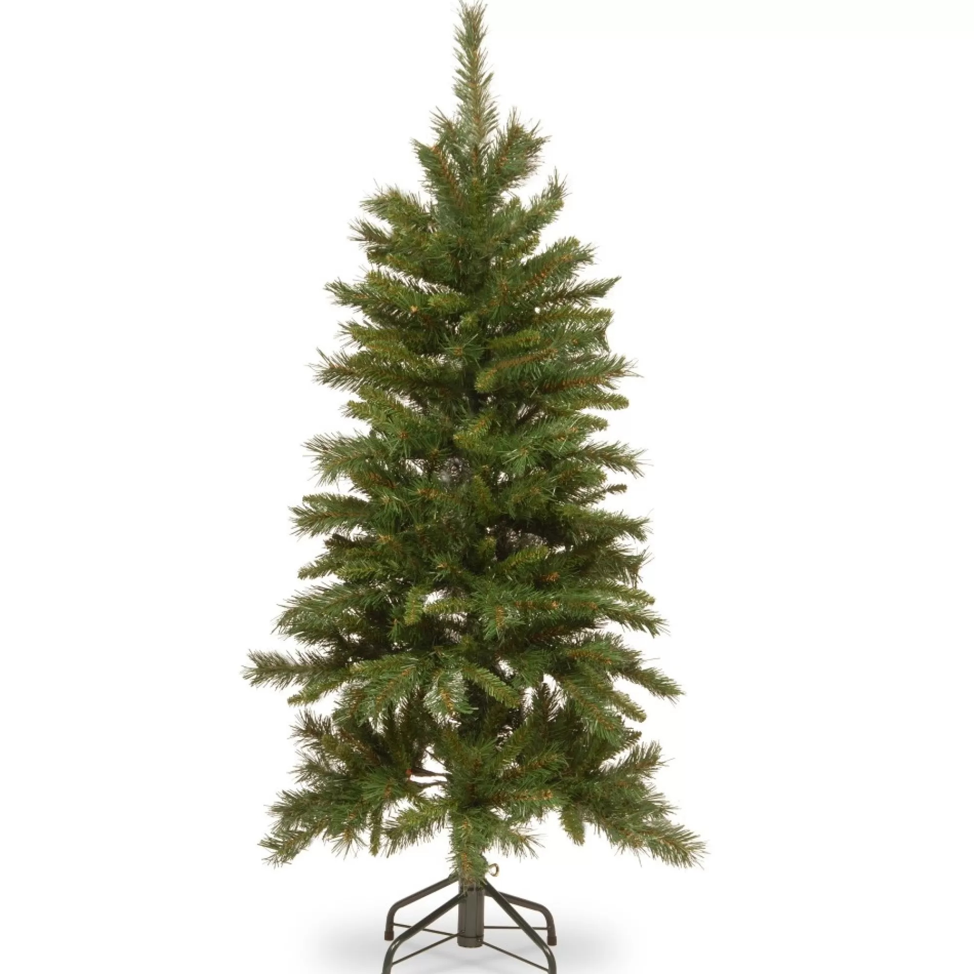 New 4.5' Slim Tiffany Fir Artificial Christmas Tree, Unlit Unlit