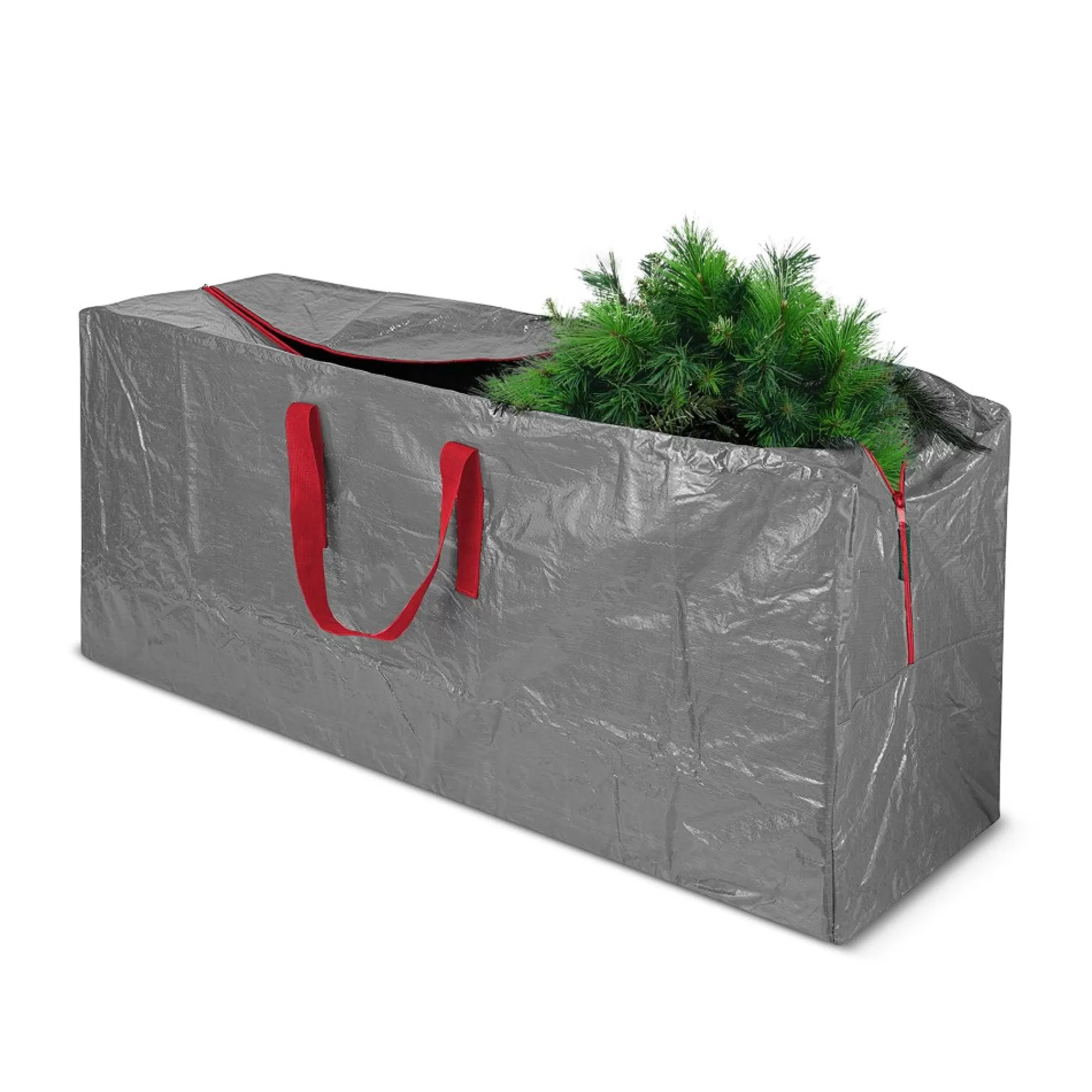 Store 48" Gray Waterproof Artificial Christmas Tree Storage Bag Tree Storage