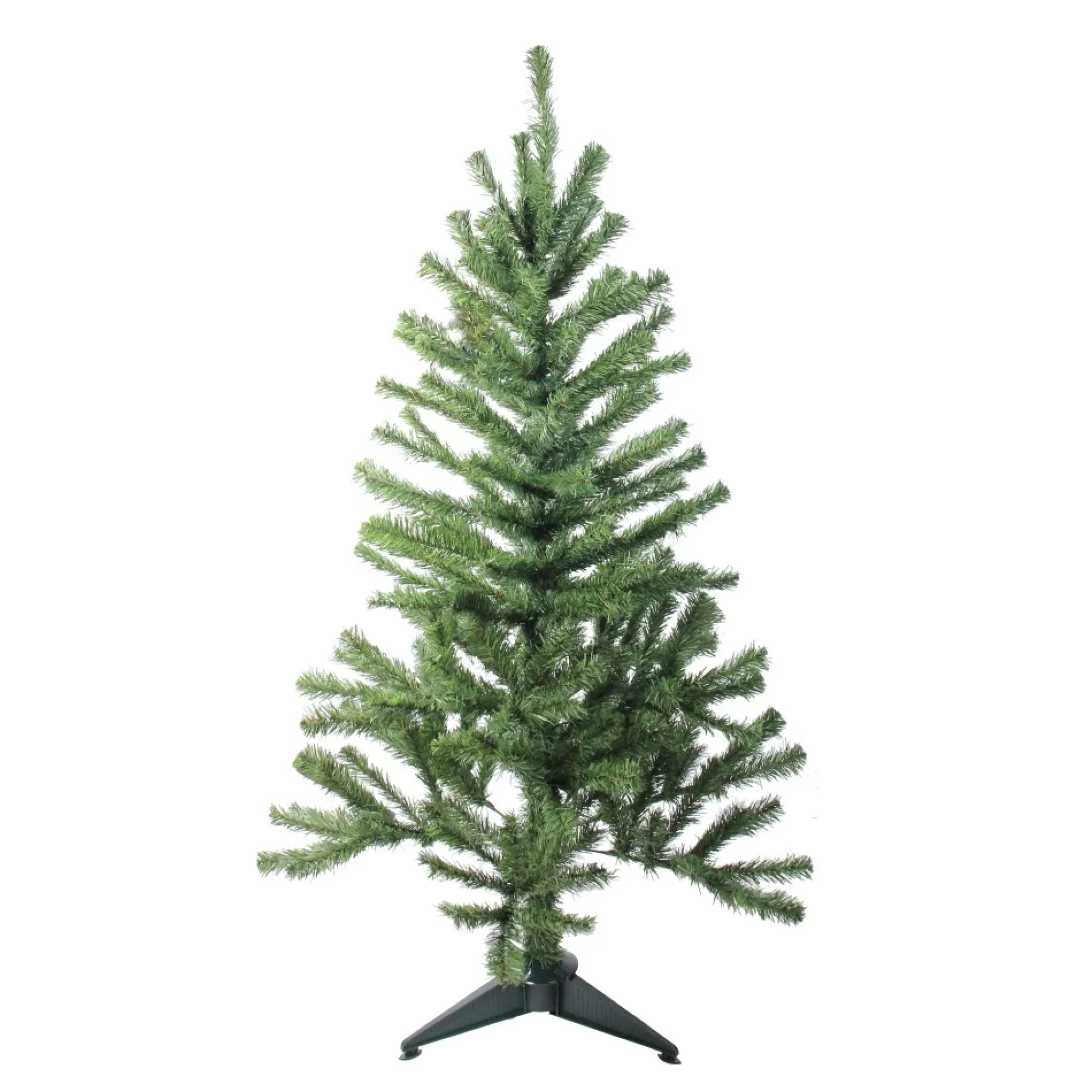 Cheap 4' Canadian Pine Medium Artificial Christmas Tree, Unlit Unlit