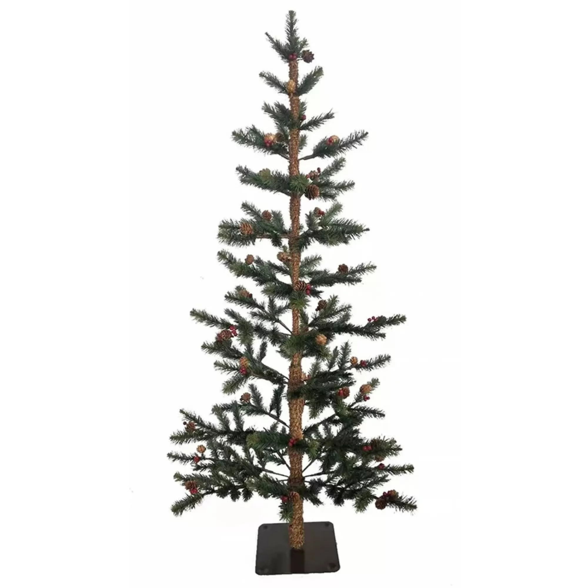 Fashion 4' Pine With Pinecone Artificial Christmas Tree, Unlit Unlit