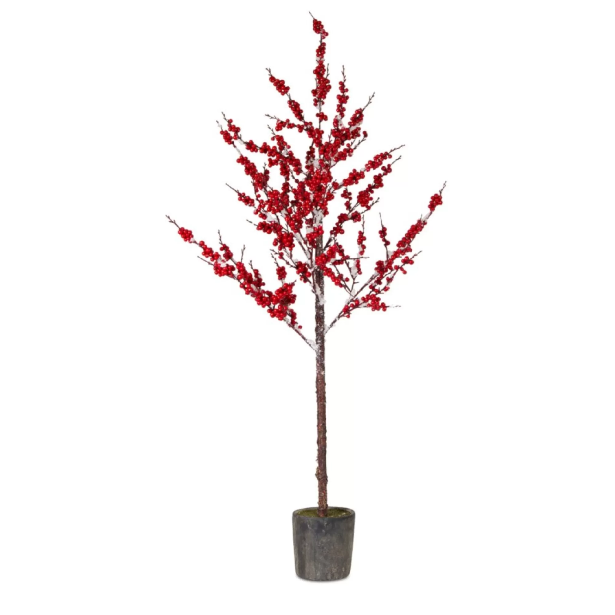 Fashion 5.5' Potted Berry Branch Artificial Christmas Tree – Unlit Unlit