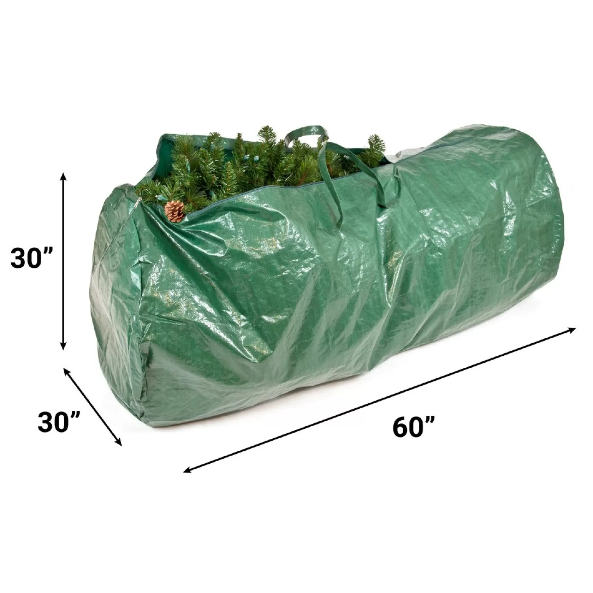 Store 60" Green Tarpaulin Artificial Tree Saver Bag Tree Storage