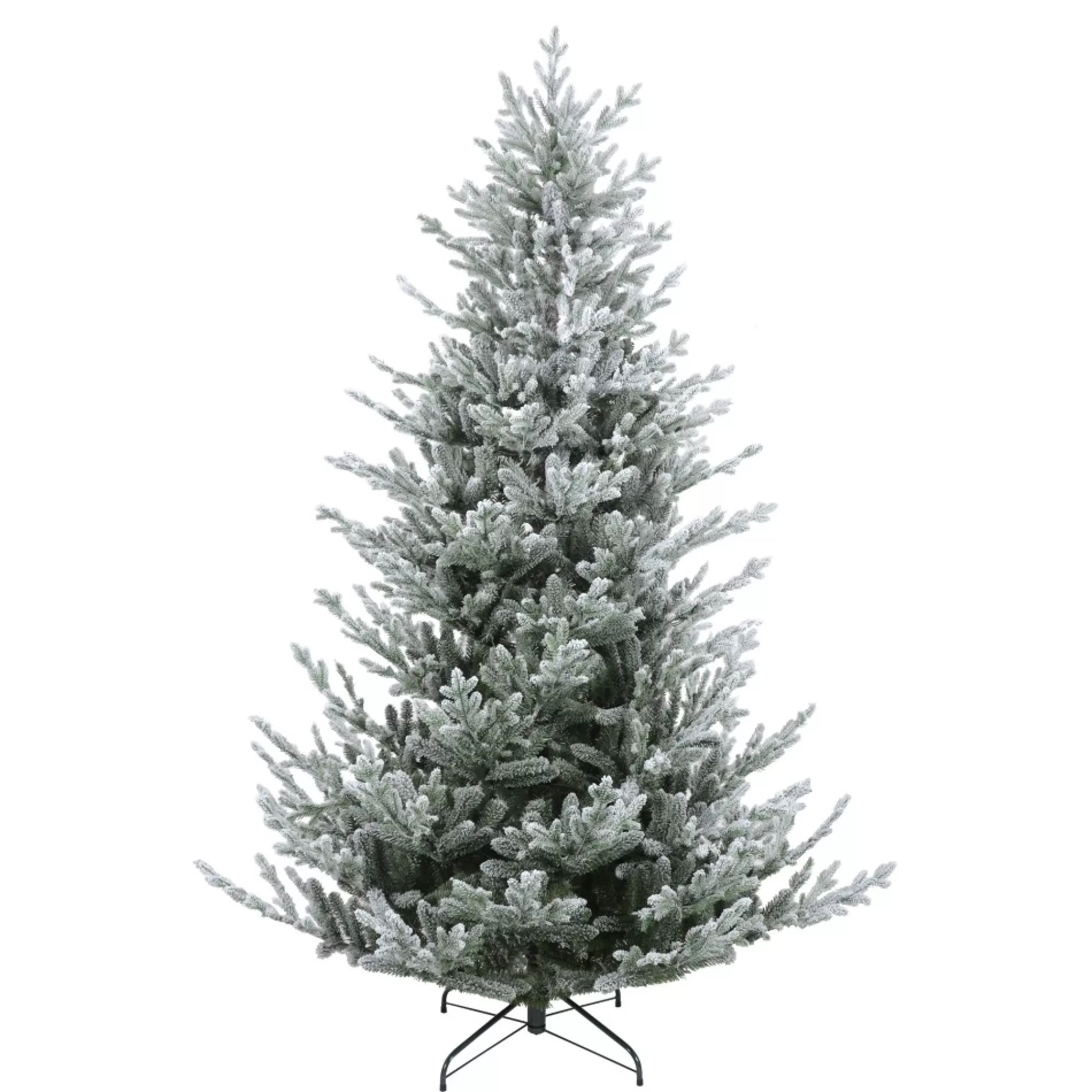 Online 6.5' Flocked Little River Fir Artificial Christmas Tree - Unlit Unlit