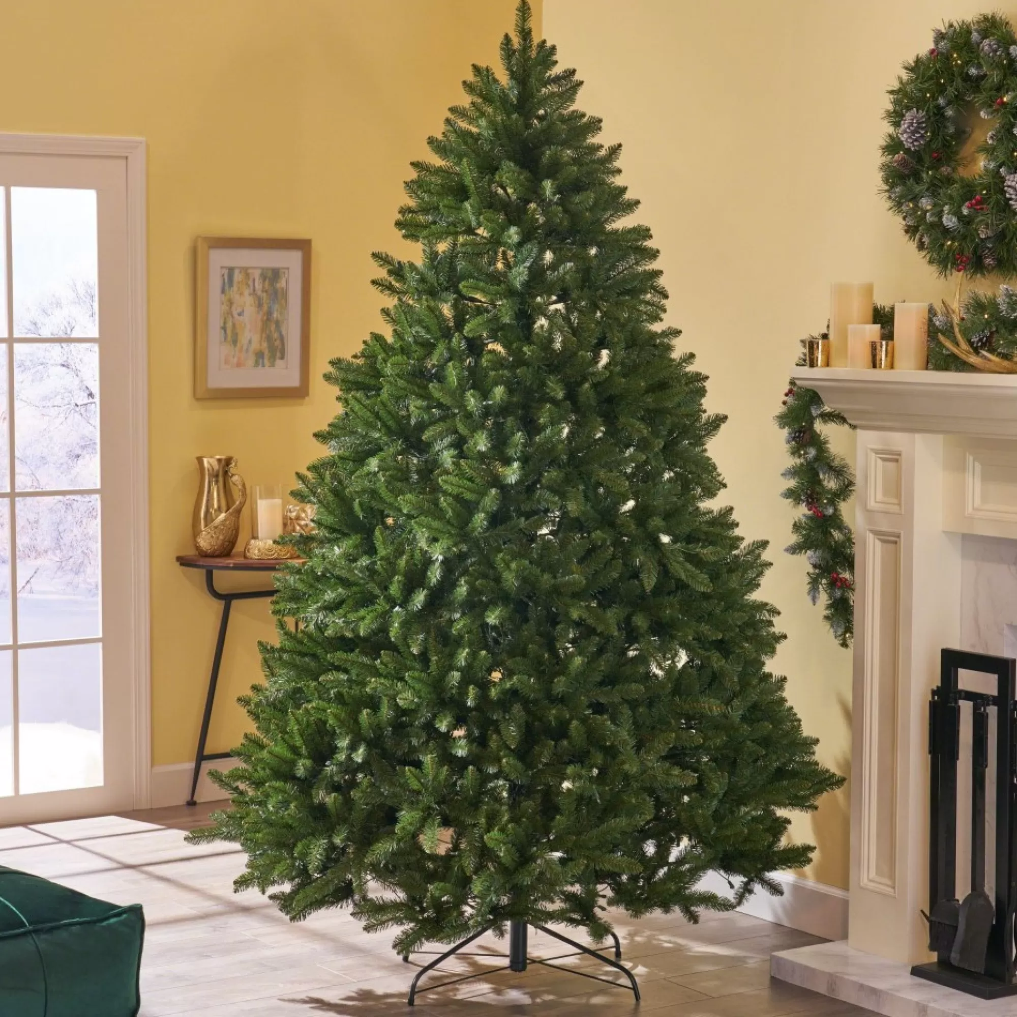 Cheap 7.5' Full Norway Spruce Artificial Christmas Tree - Unlit Unlit