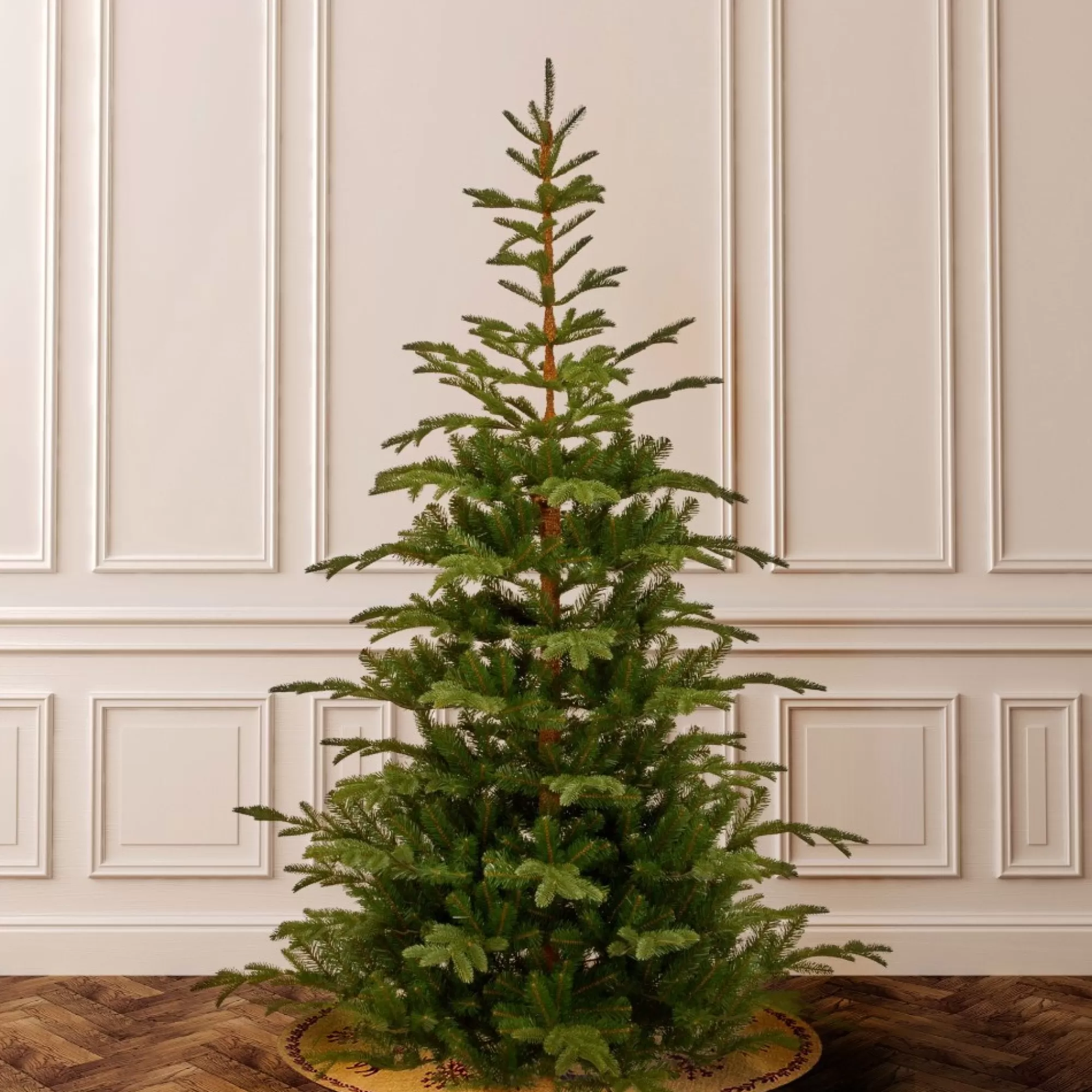 Sale 7.5' Norwegian Spruce Artificial Christmas Tree, Unlit Unlit