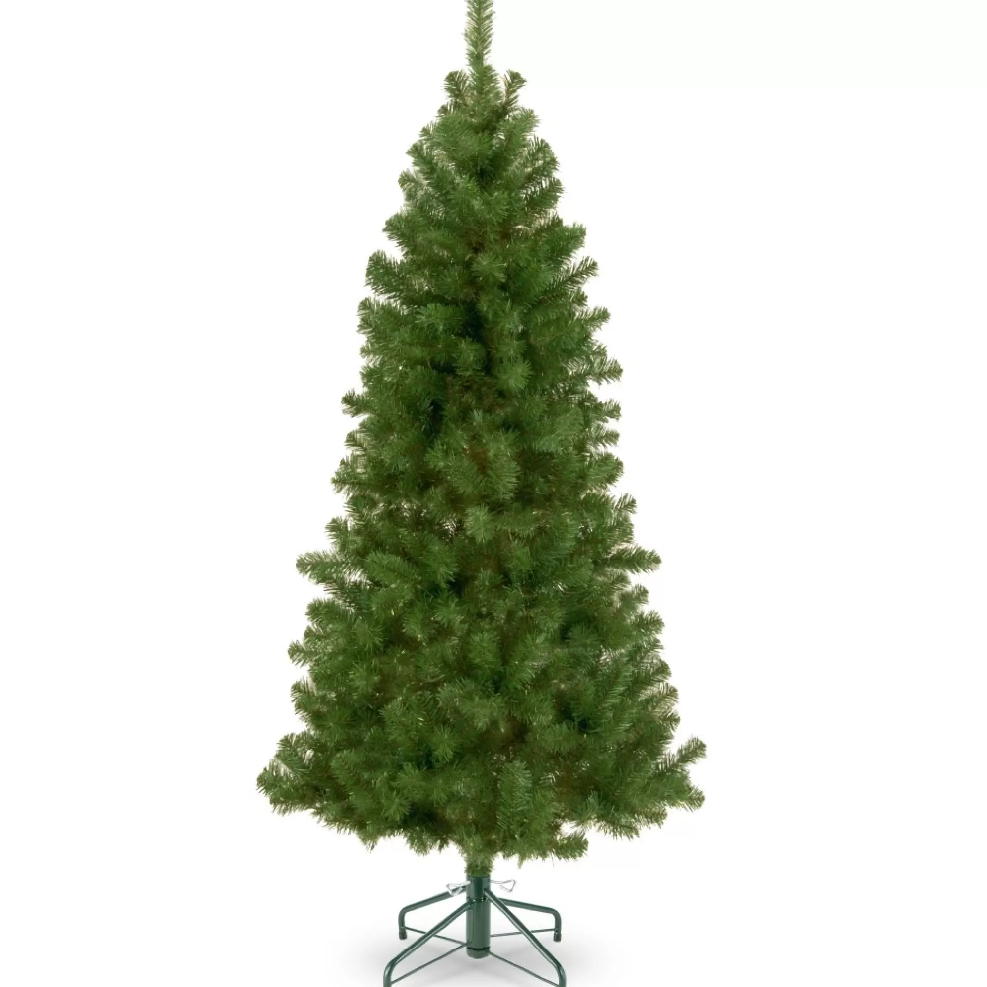 Cheap 7.5' Slim Canadian Grande Fir Artificial Christmas Tree, Unlit Unlit