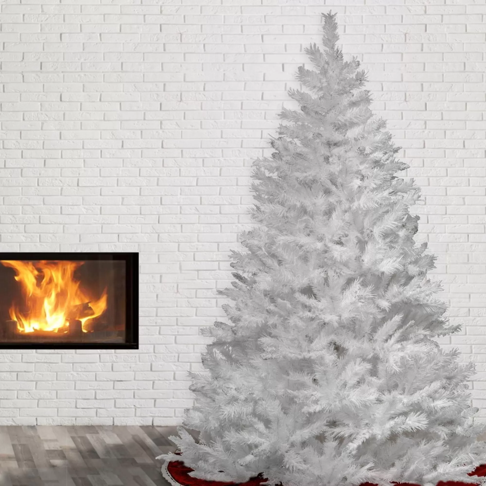 Hot 7.5' Winchester White Pine Tree - Unlit Unlit