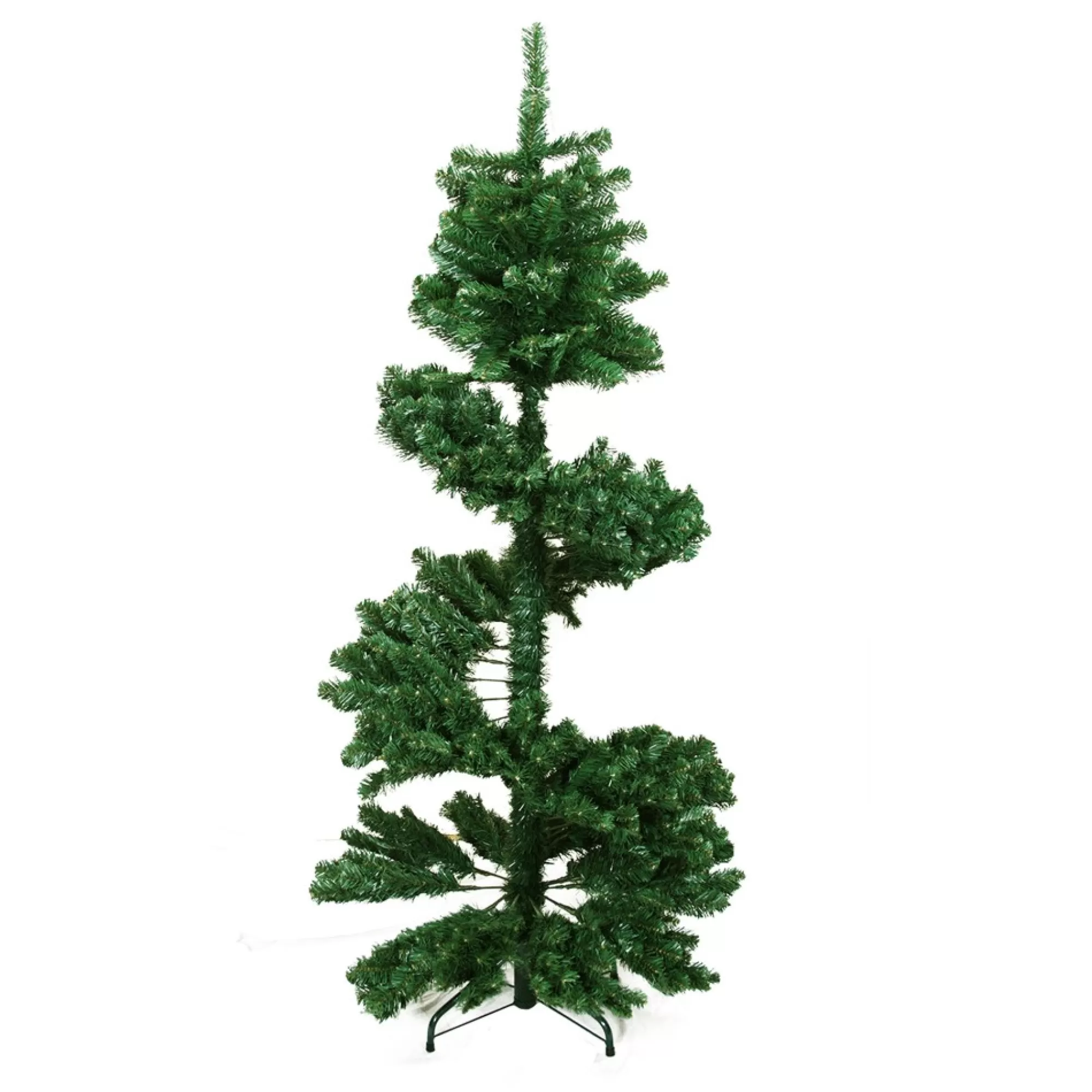 Best 7' Green Slim Spiral Pine Artificial Christmas Tree - Unlit Unlit