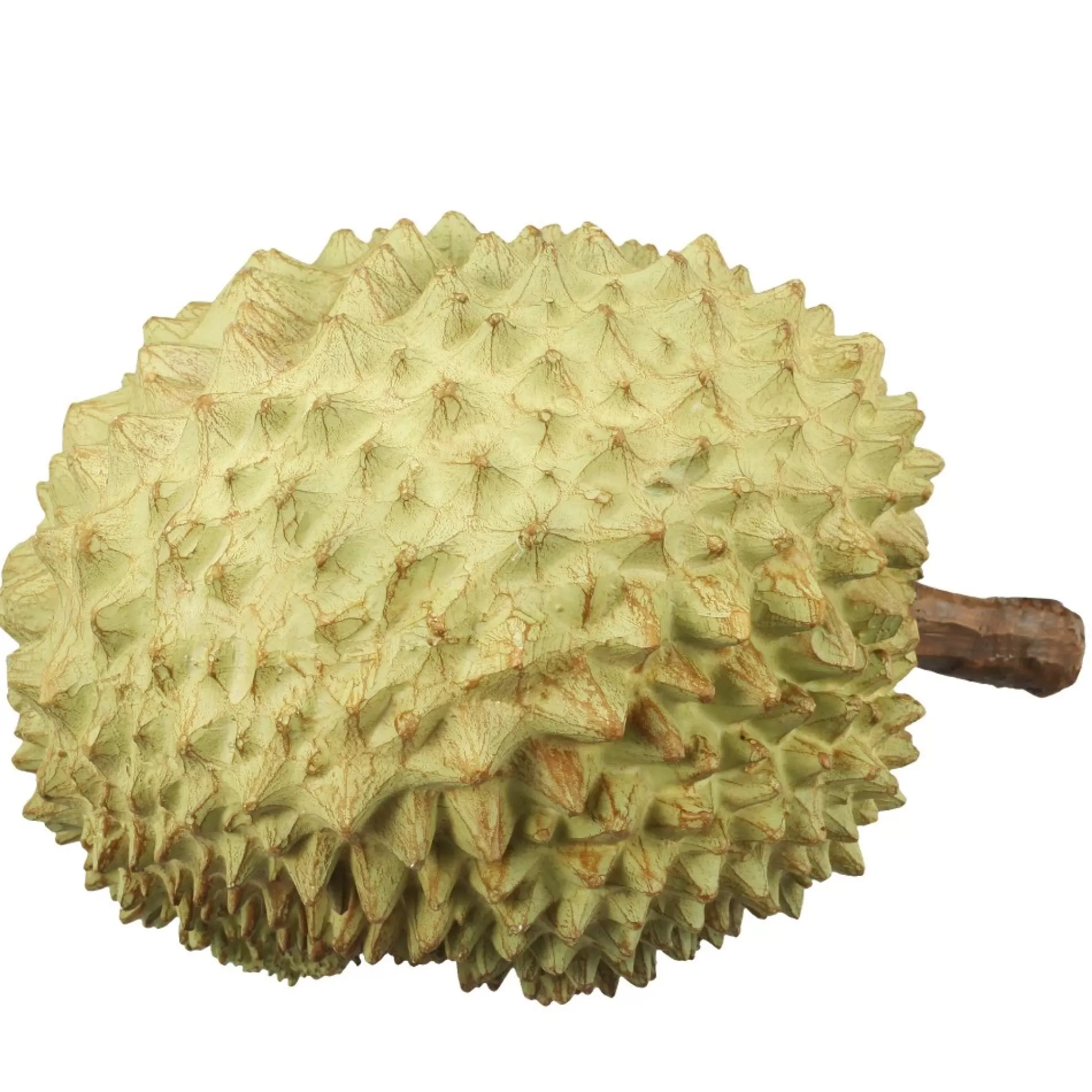 Flash Sale 8.5" Yellow And Brown Small Faux Durian Fruit Real Tree Stands