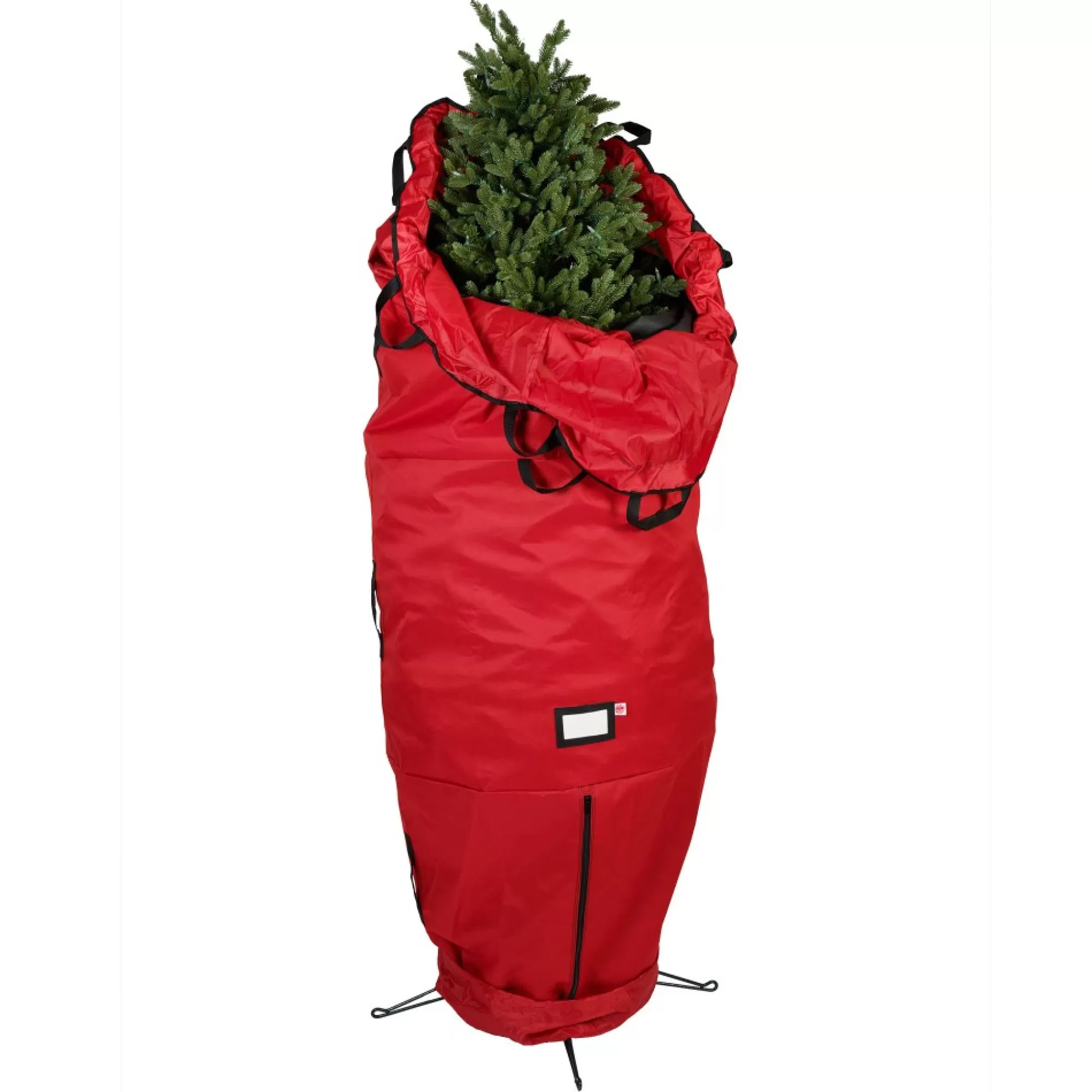 Best 96" Red Upright Christmas Tree Storage Bag Tree Storage