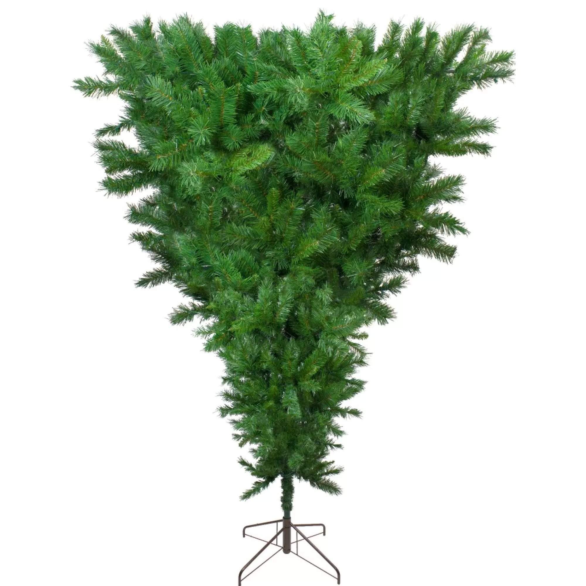 Store 9' Sugar Pine Artificial Upside Down Christmas Tree - Unlit Upside Down